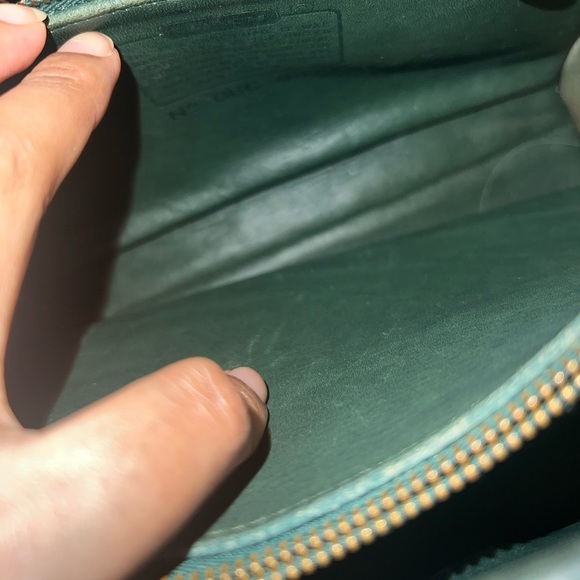 Vintage Coach Manor Bag Green 9977 - Picture 8 of 14